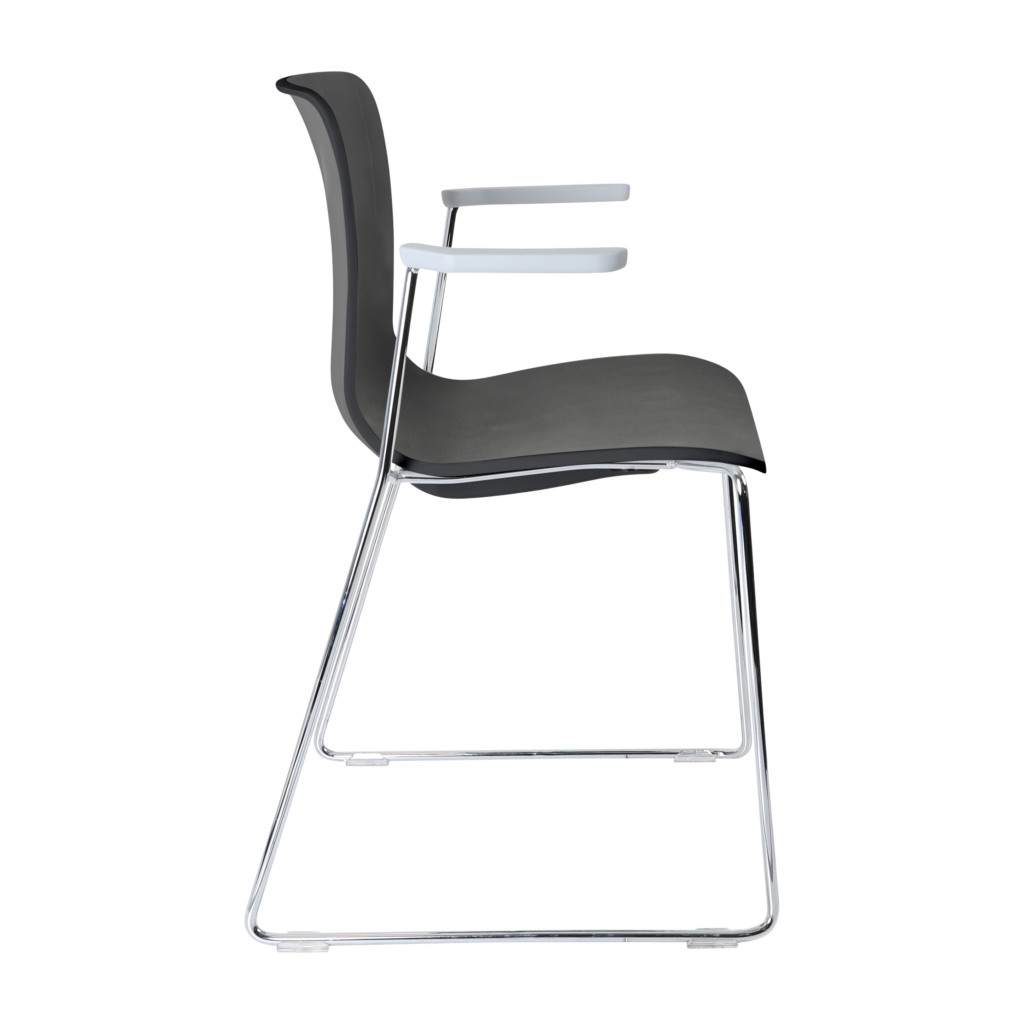 Acti Armchair (Black / Sled Base Arms) image
