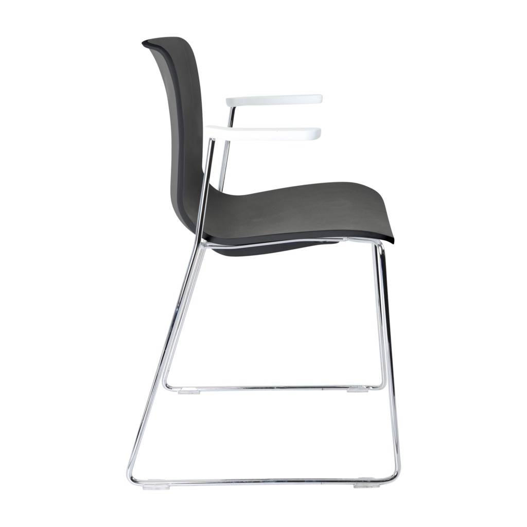 Acti Armchair (Black / Sled Base Arms) image