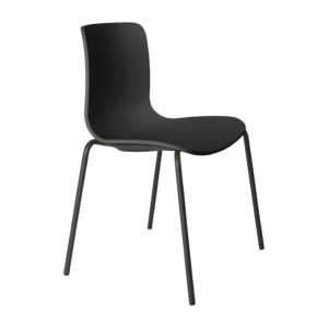Acti Chair (Black / 4-leg Black Powdercoat)