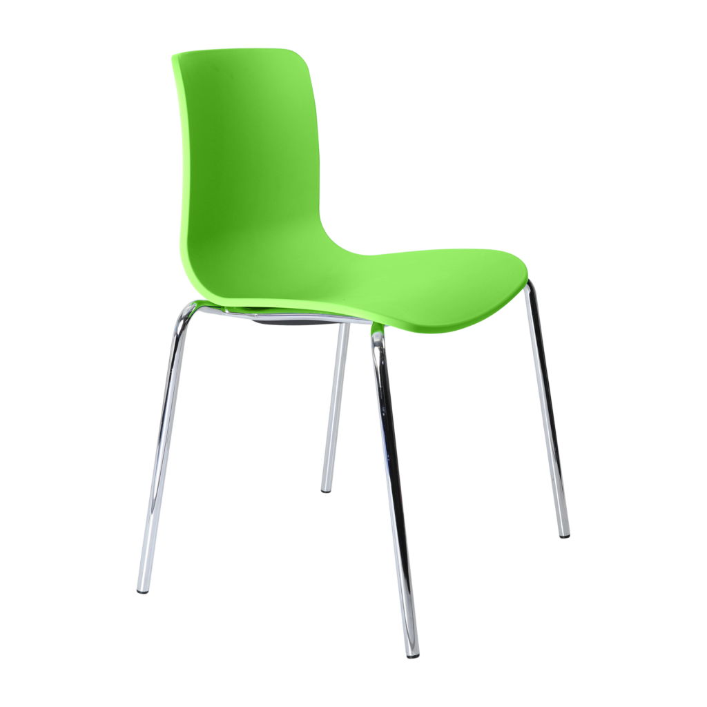 Acti Chair (Green / 4-leg Chrome Frame) image