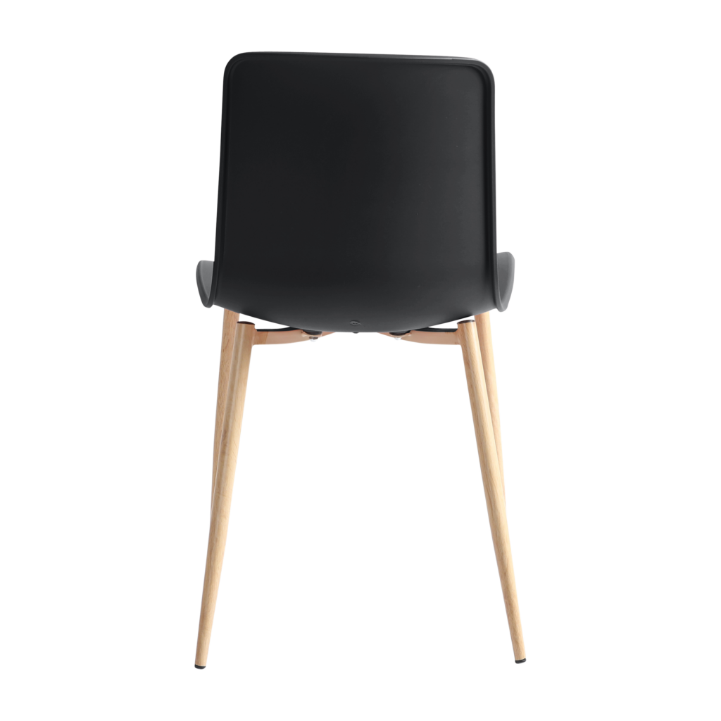 Acti Chair (Black / 4-leg Woodgrain Powdercoat) image