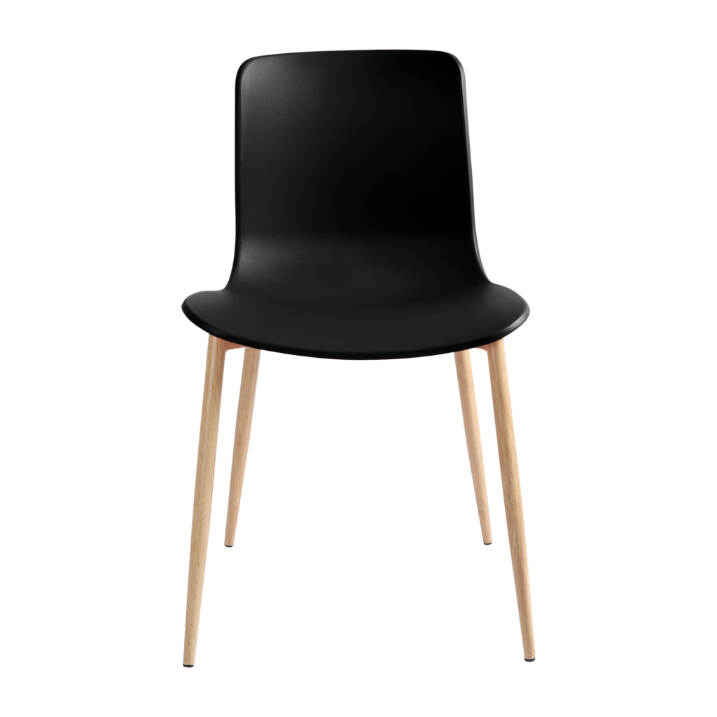 Acti Chair (Black / 4-leg Woodgrain Powdercoat) image