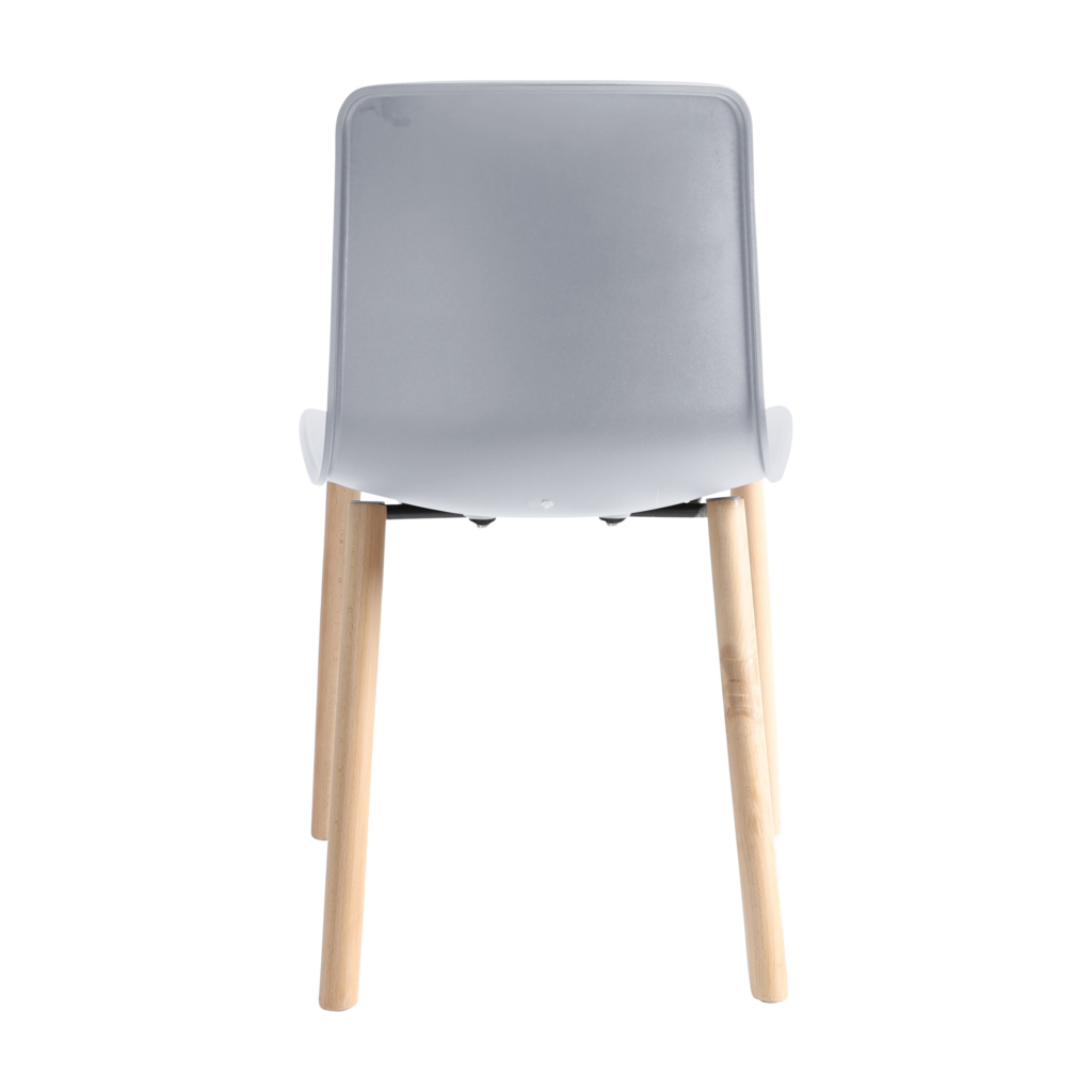 Acti Chair (Light Grey / 4-leg Timber Frame) image