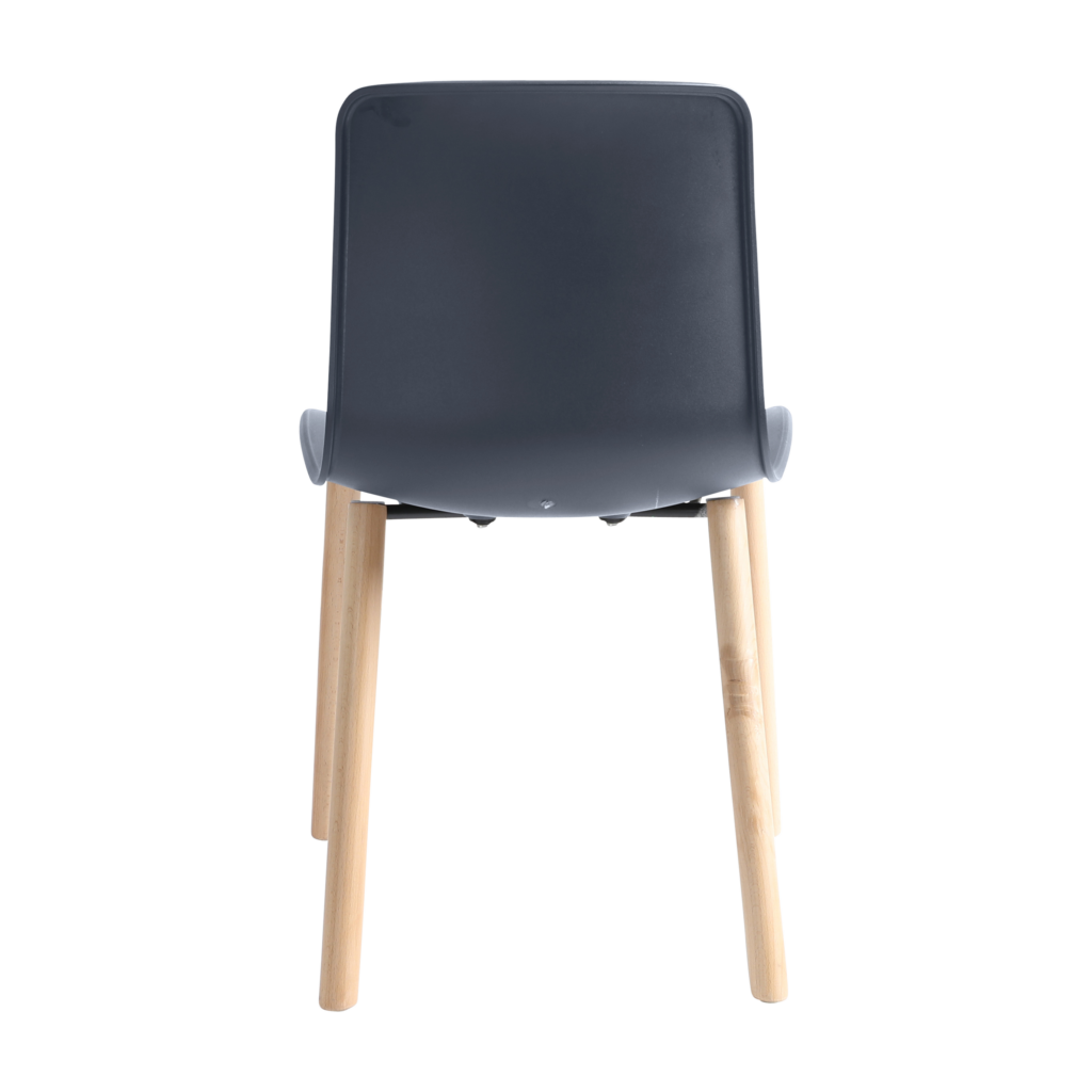 Acti Chair (Charcoal / 4-leg Timber Frame) image