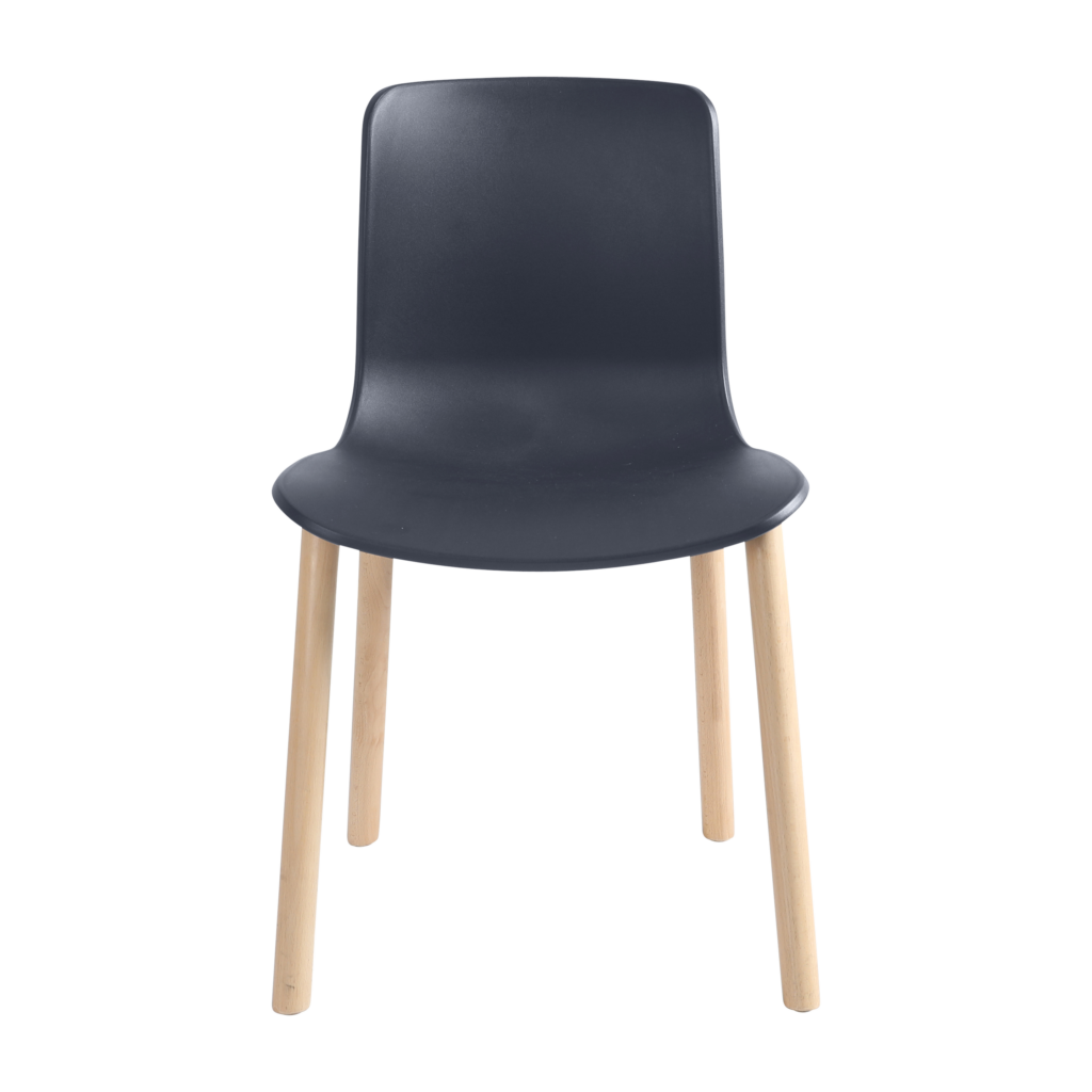 Acti Chair (Charcoal / 4-leg Timber Frame) image