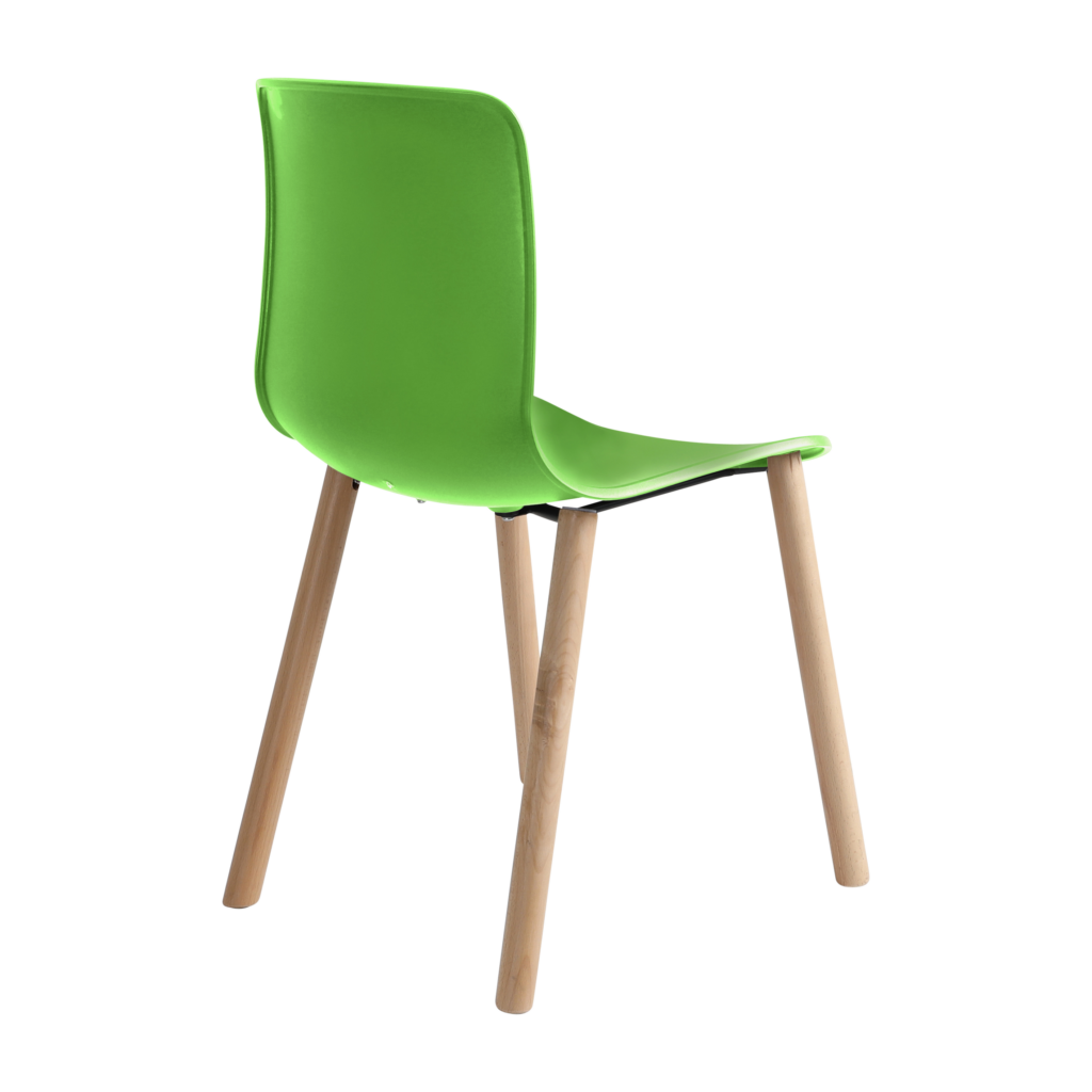 Acti Chair (Green / 4-leg Timber Frame) image