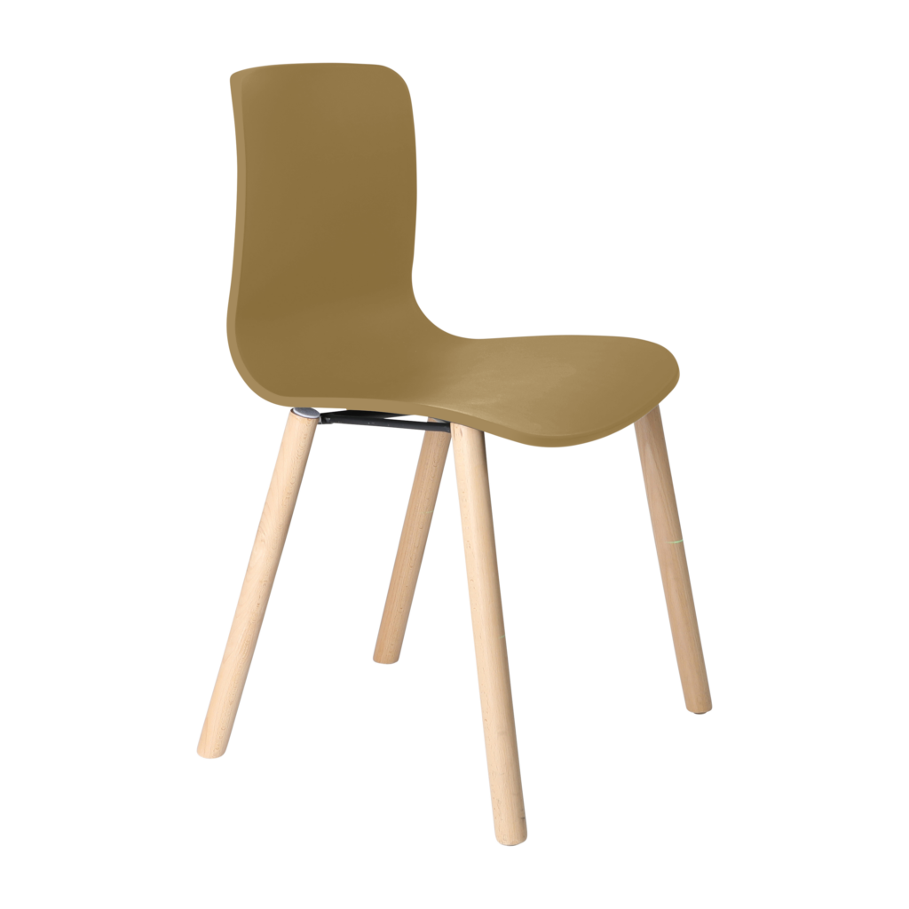 Acti Chair (Caramel / 4-leg Timber Frame) image