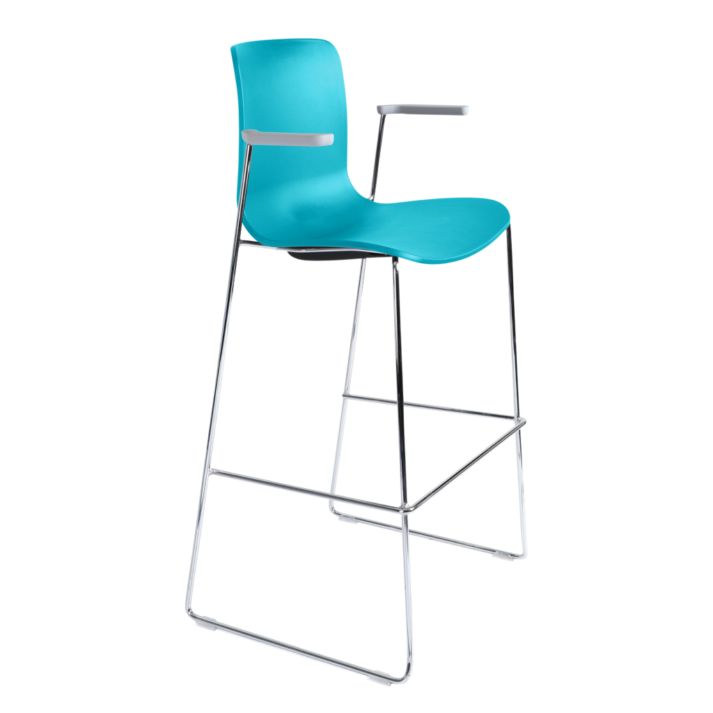 Acti Stool (Teal / Stool Sled Base) image