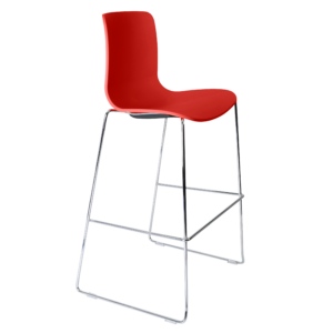 Acti Stool (Red / Stool Sled Base)