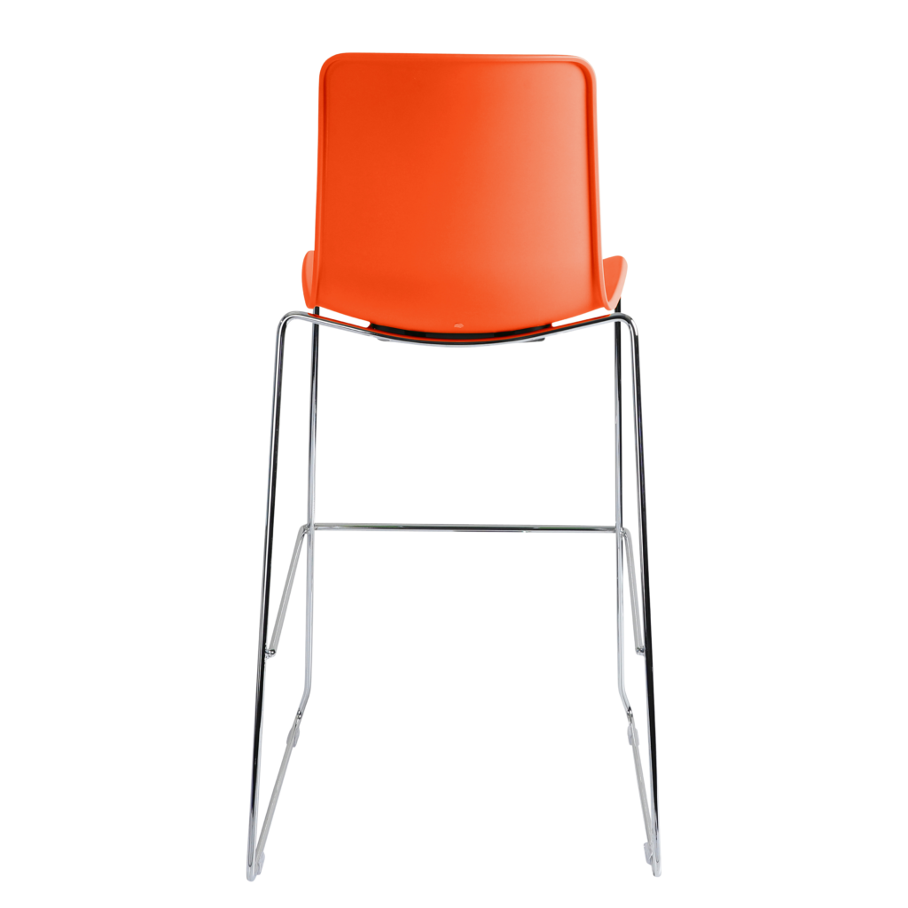 Acti Stool (Orange / Stool Sled Base) image