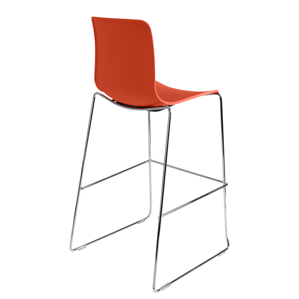 Acti Stool (Orange / Stool Sled Base) image