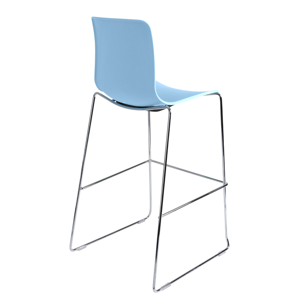 Acti Stool (Pale Blue / Stool Sled Base) image