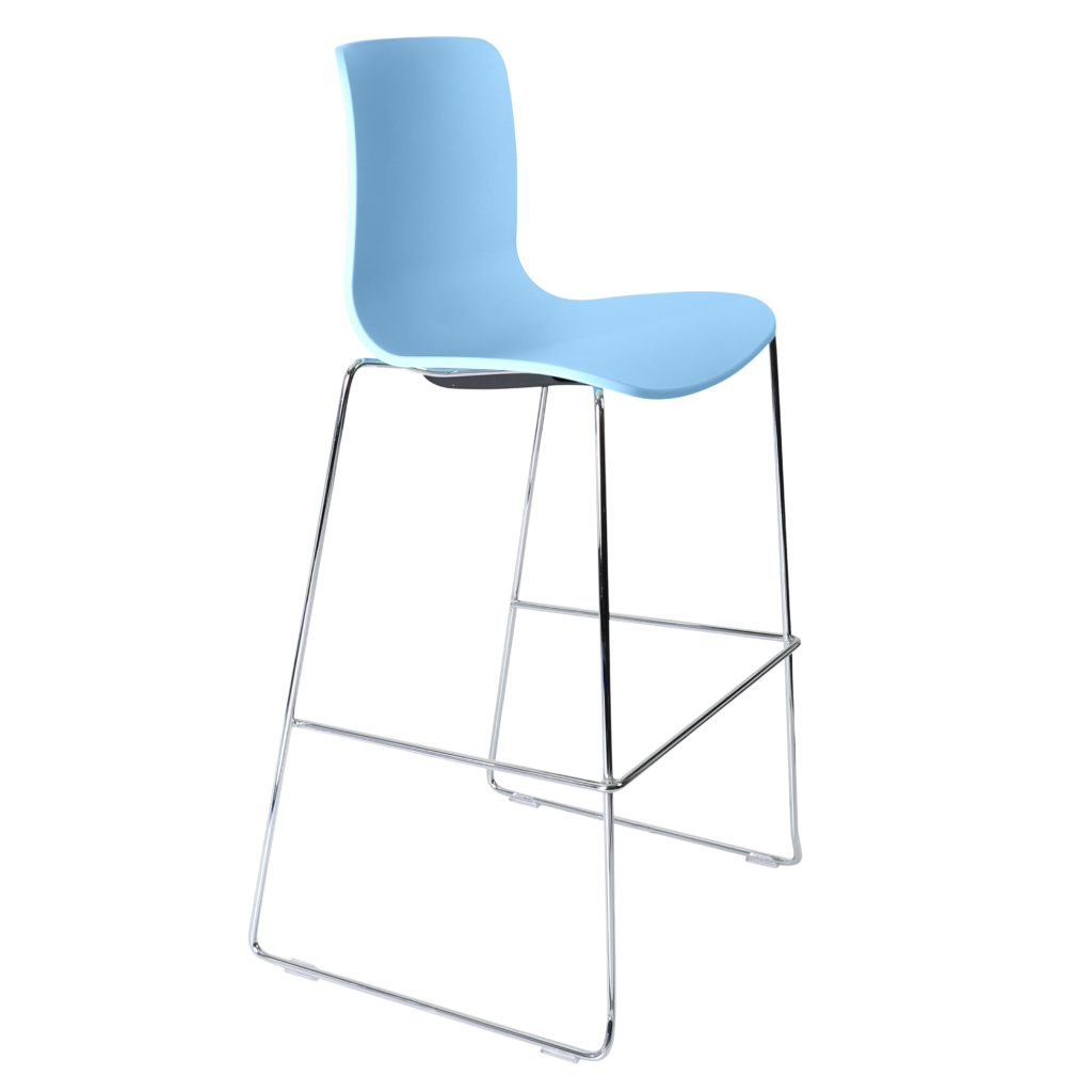 Acti Stool (Pale Blue / Stool Sled Base) image