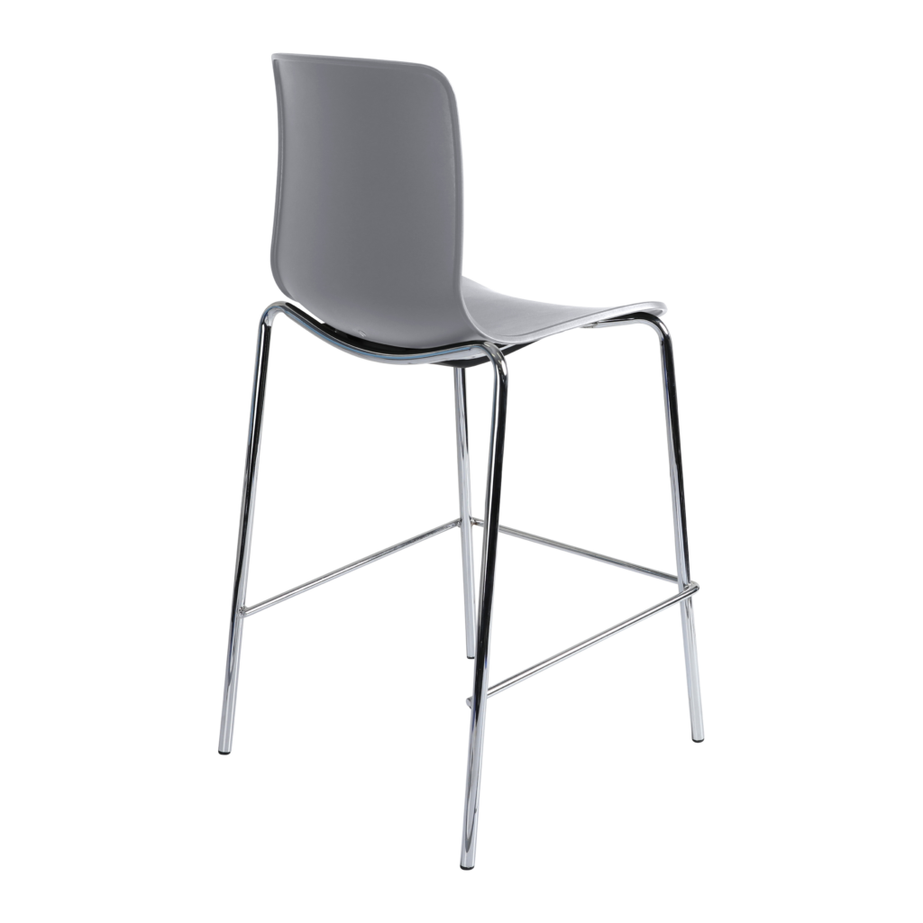 Acti Stool (Light Grey / 4-leg Low Barstool) image