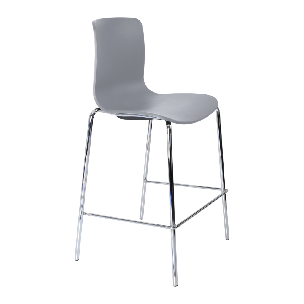 Acti Stool (Light Grey / 4-leg Low Barstool) image