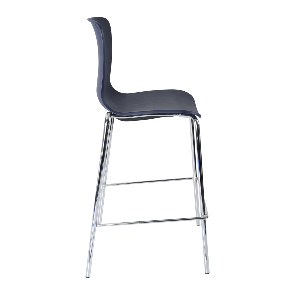 Acti Stool (Navy Blue / 4-leg Low Barstool) image