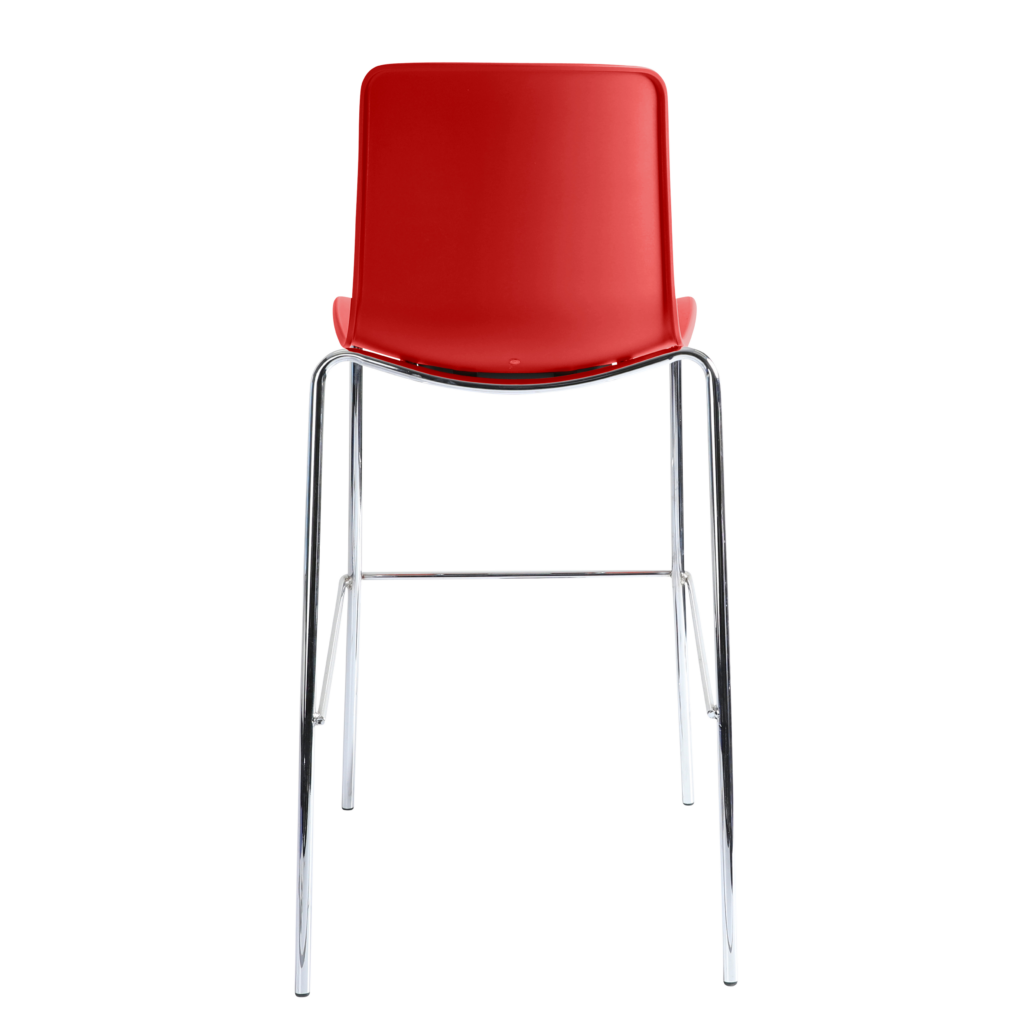 Acti Stool (Red / 4-leg High Barstool) image