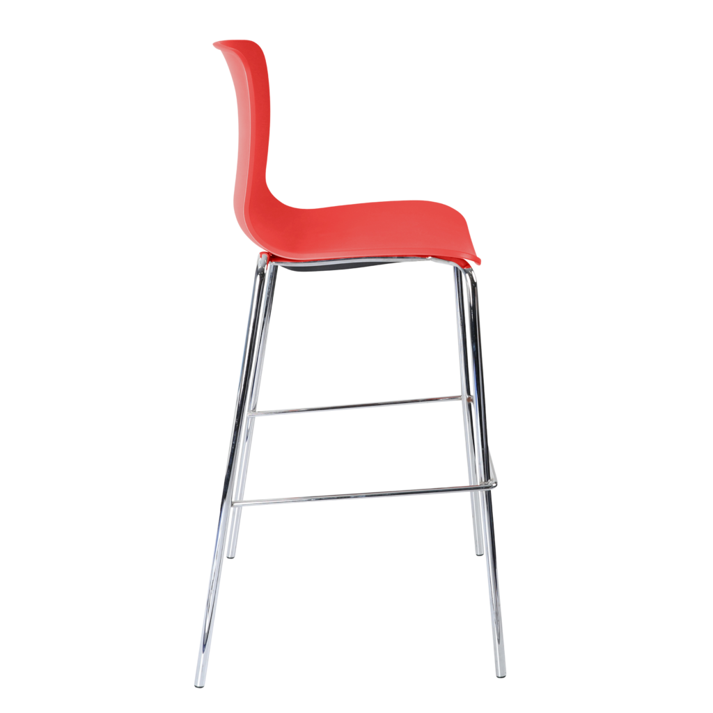 Acti Stool (Red / 4-leg High Barstool) image