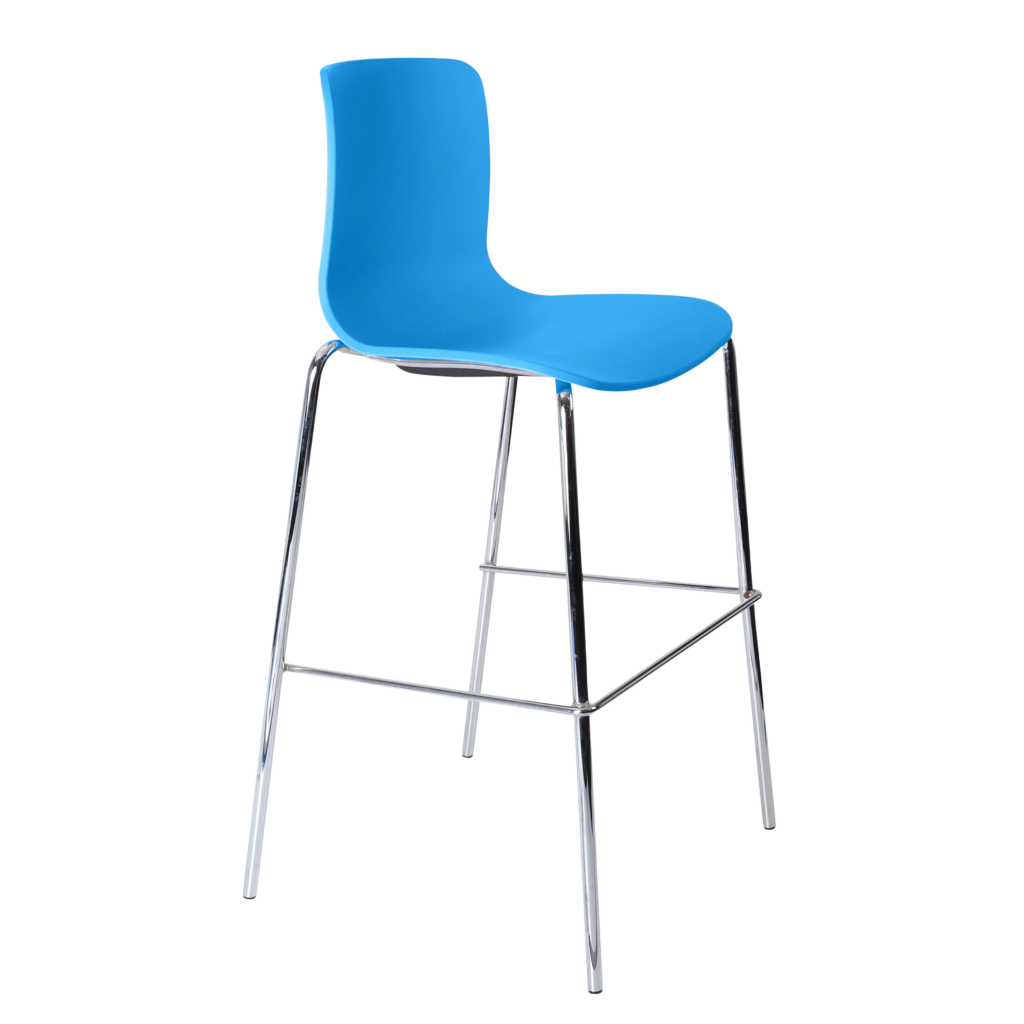 Acti Stool (Ocean Blue / 4-leg High Barstool) image
