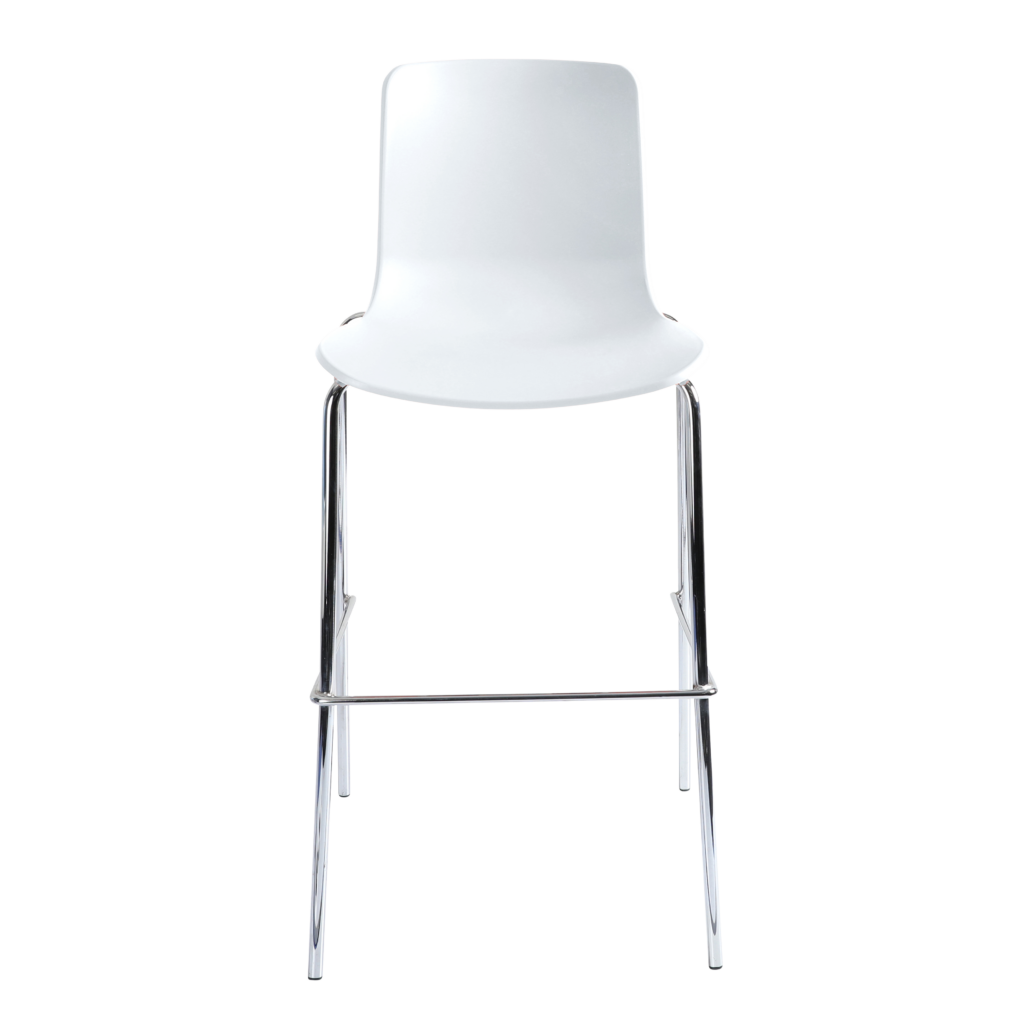 Acti Stool (White / 4-leg High Barstool) image