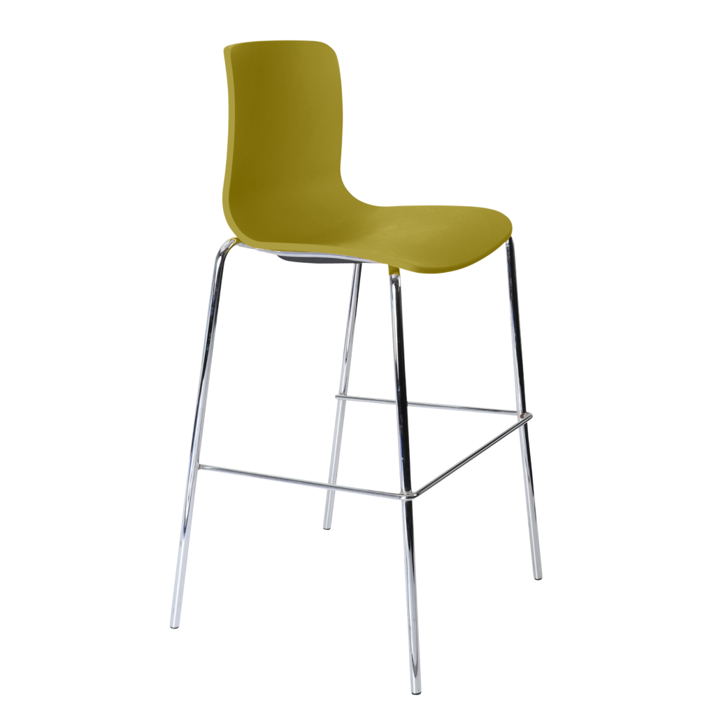 Acti Stool (Mustard / 4-leg High Barstool) image