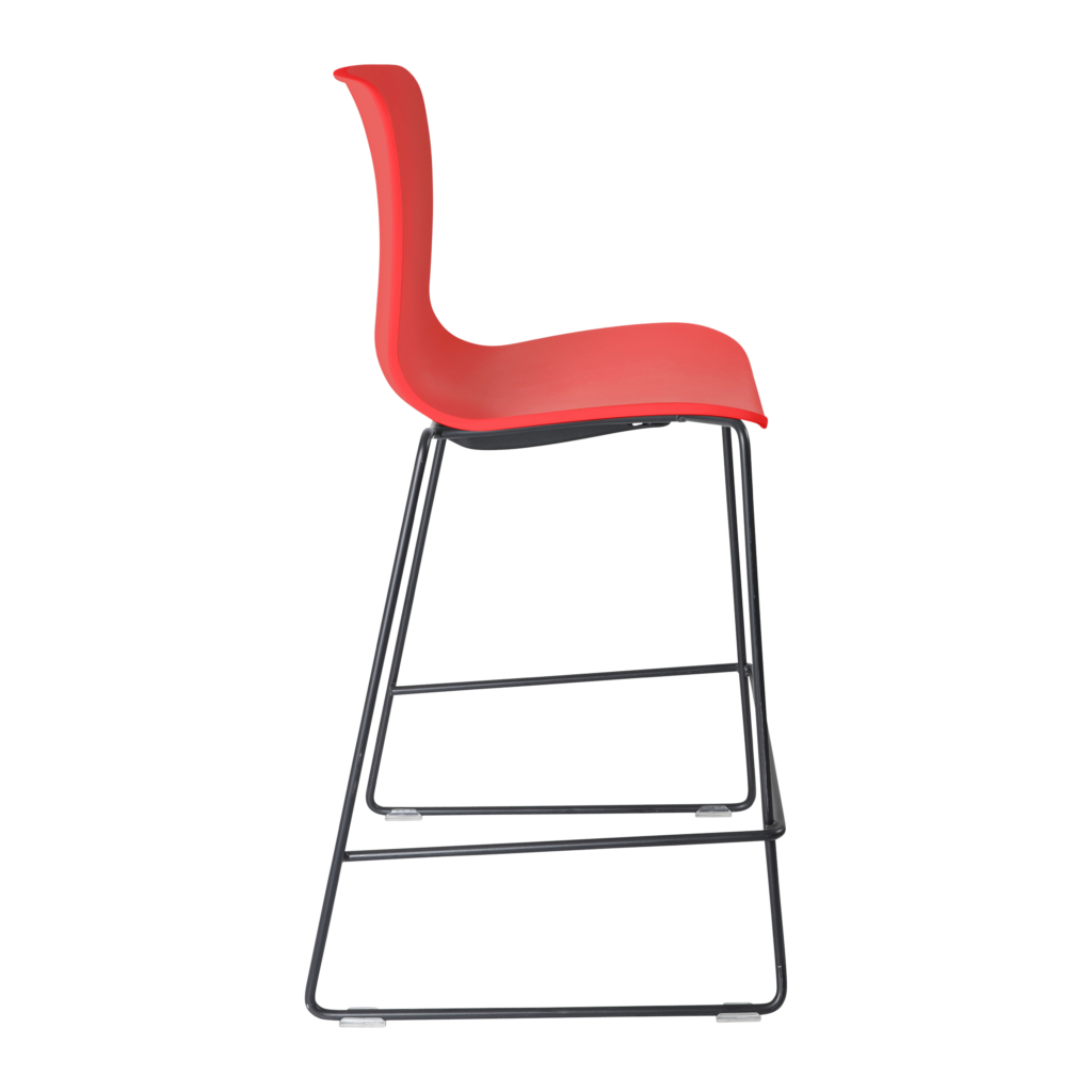 Acti Stool (Red / Stool Sled Base) image