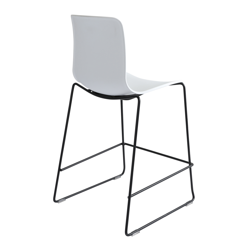 Acti Stool (White / Stool Sled Base) image
