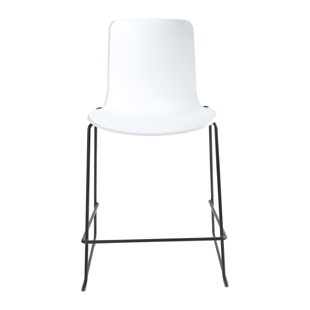Acti Stool (White / Stool Sled Base) image