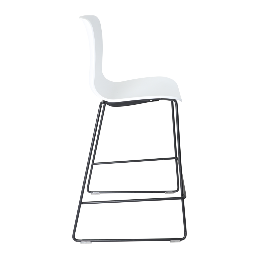 Acti Stool (White / Stool Sled Base) image