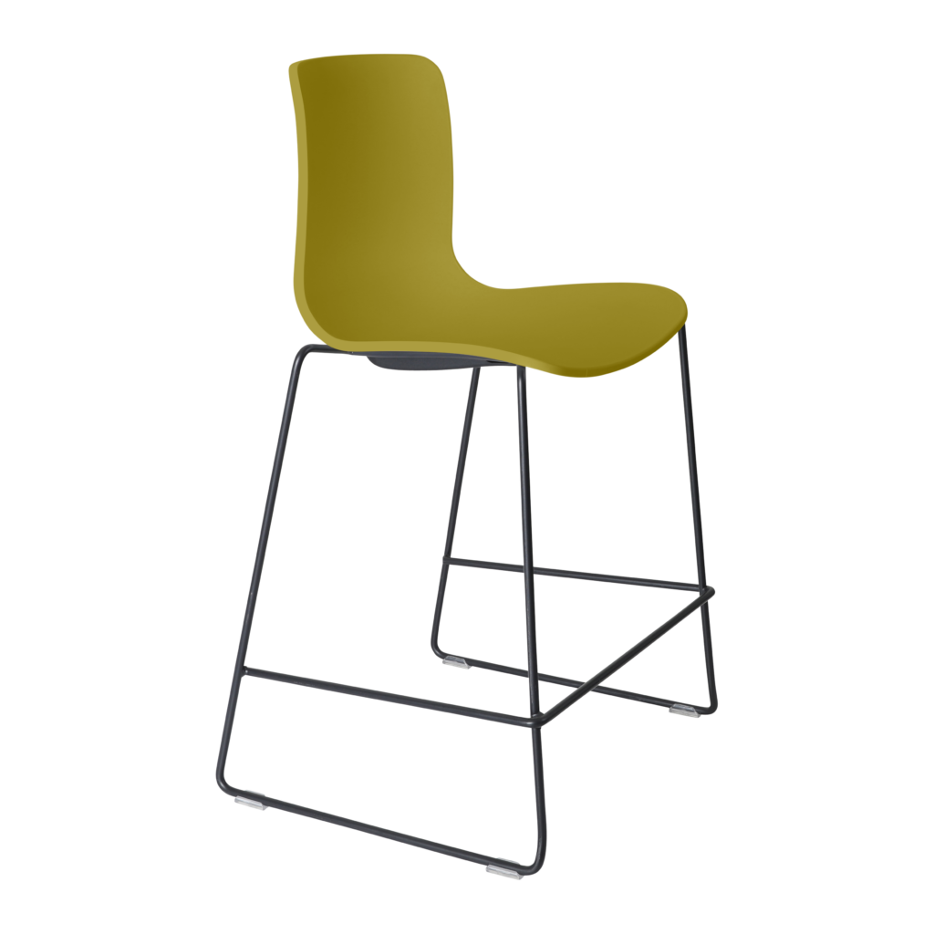 Acti Stool (Mustard / Stool Sled Base) image