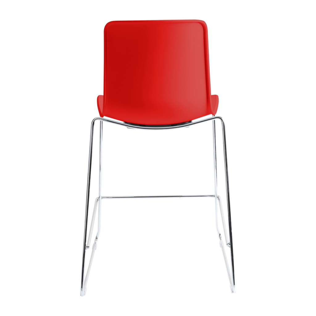 Acti Stool (Red / Stool Sled Base) image