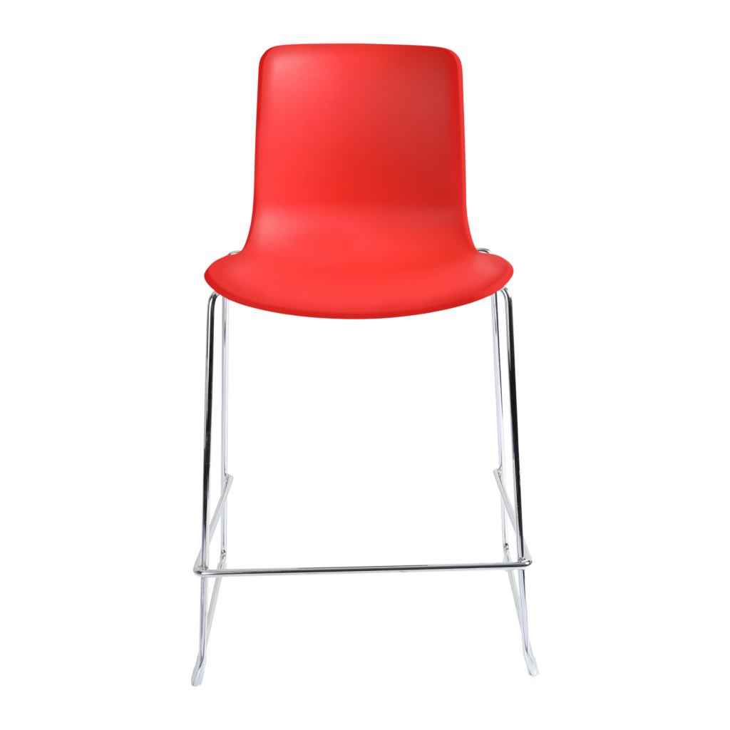 Acti Stool (Red / Stool Sled Base) image