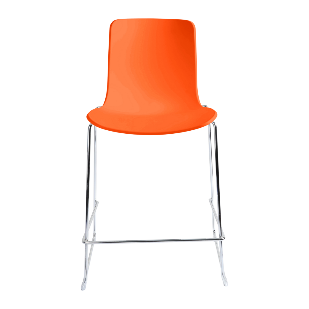 Acti Stool (Orange / Stool Sled Base) image