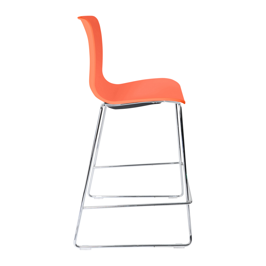 Acti Stool (Orange / Stool Sled Base) image
