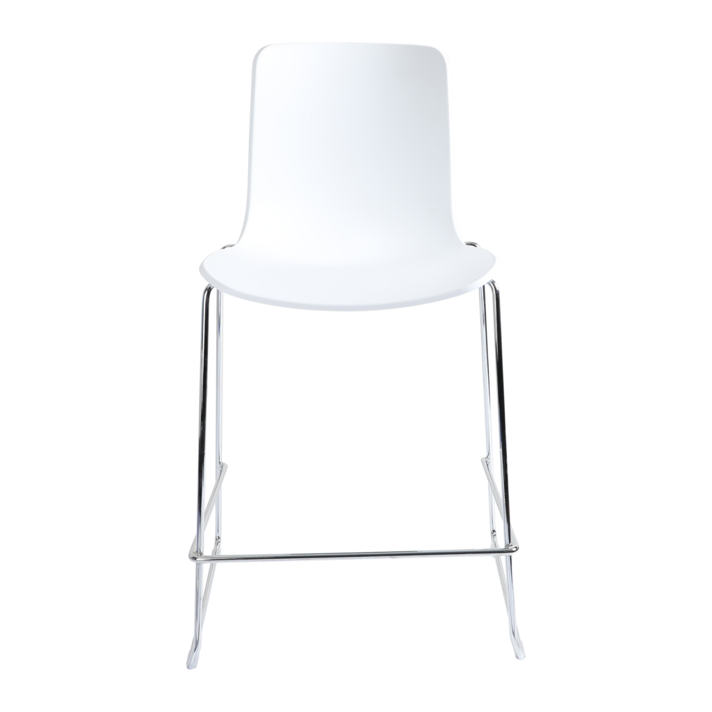Acti Stool (White / Stool Sled Base) image