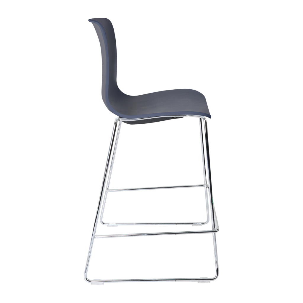 Acti Stool (Navy Blue / Stool Sled Base) image