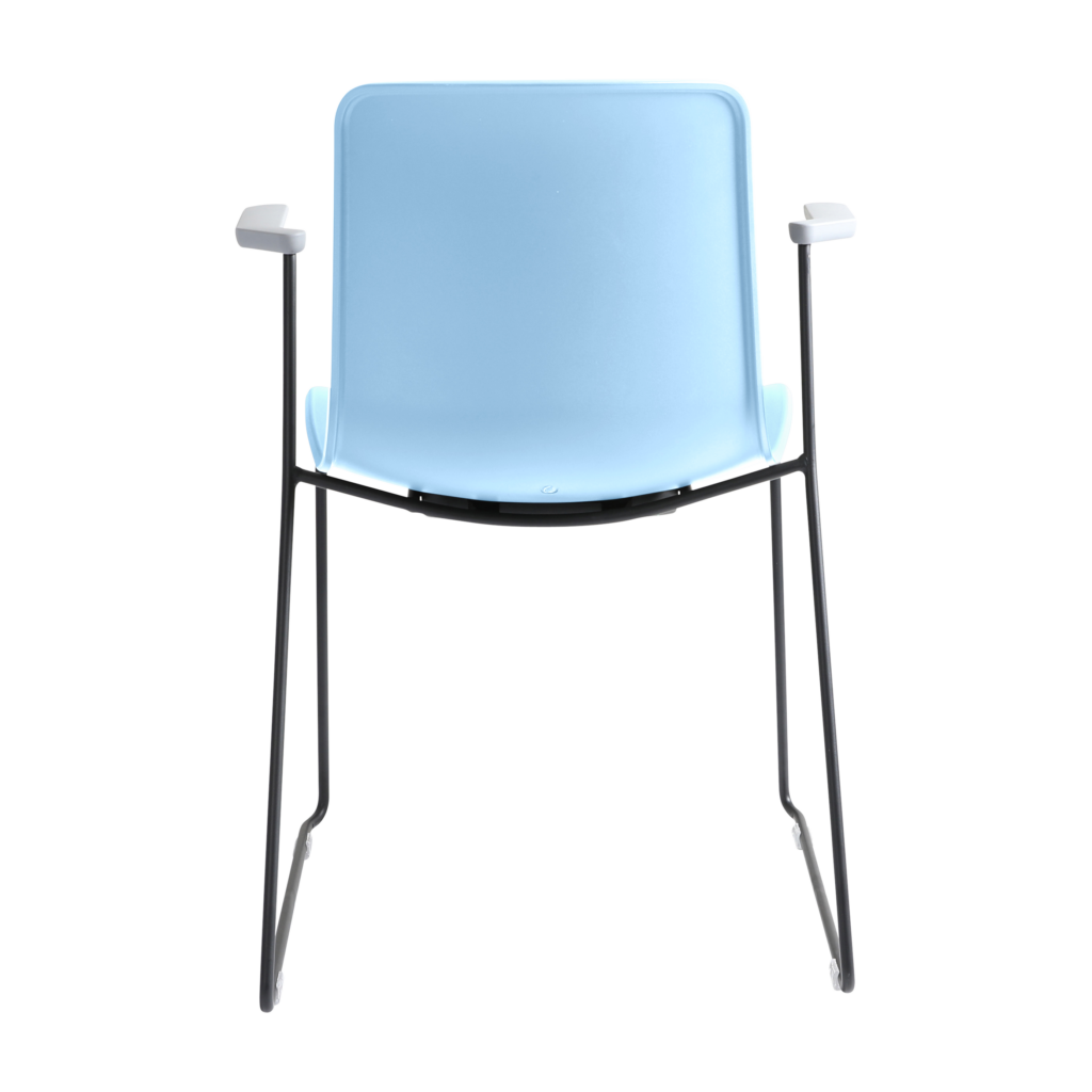 Acti Armchair (Pale Blue / Sled Base Arms) image