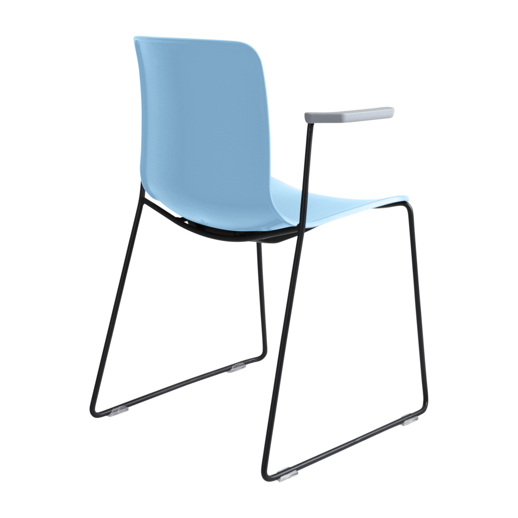 Acti Armchair (Pale Blue / Sled Base Arms) image