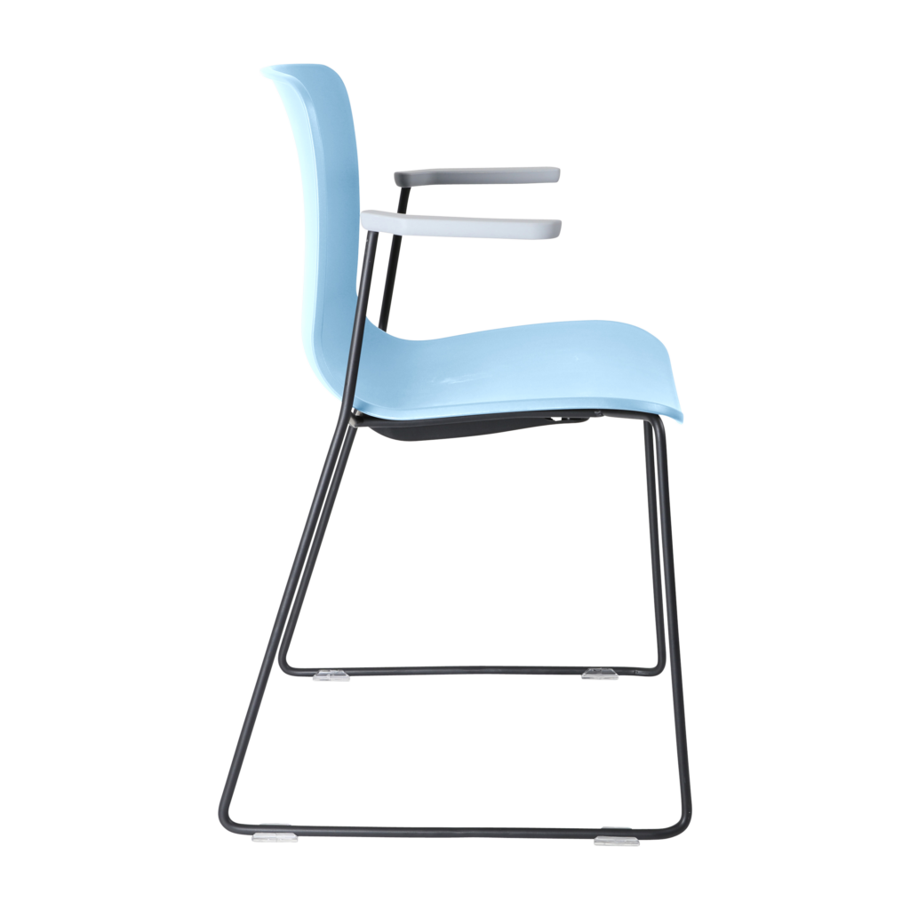 Acti Armchair (Pale Blue / Sled Base Arms) image