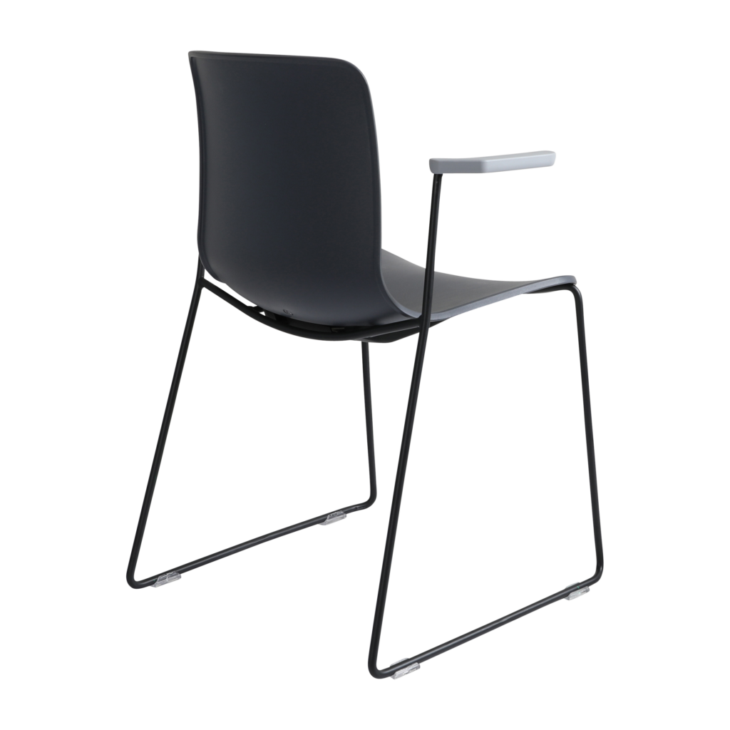 Acti Armchair (Charcoal / Sled Base Arms) image