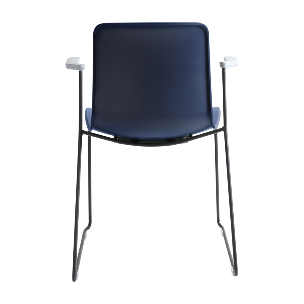 Acti Armchair (Navy Blue / Sled Base Arms) image