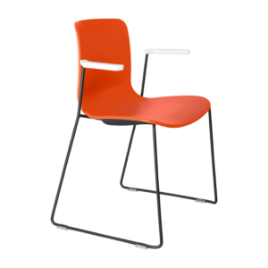 Acti Armchair (Orange / Sled Base Arms)