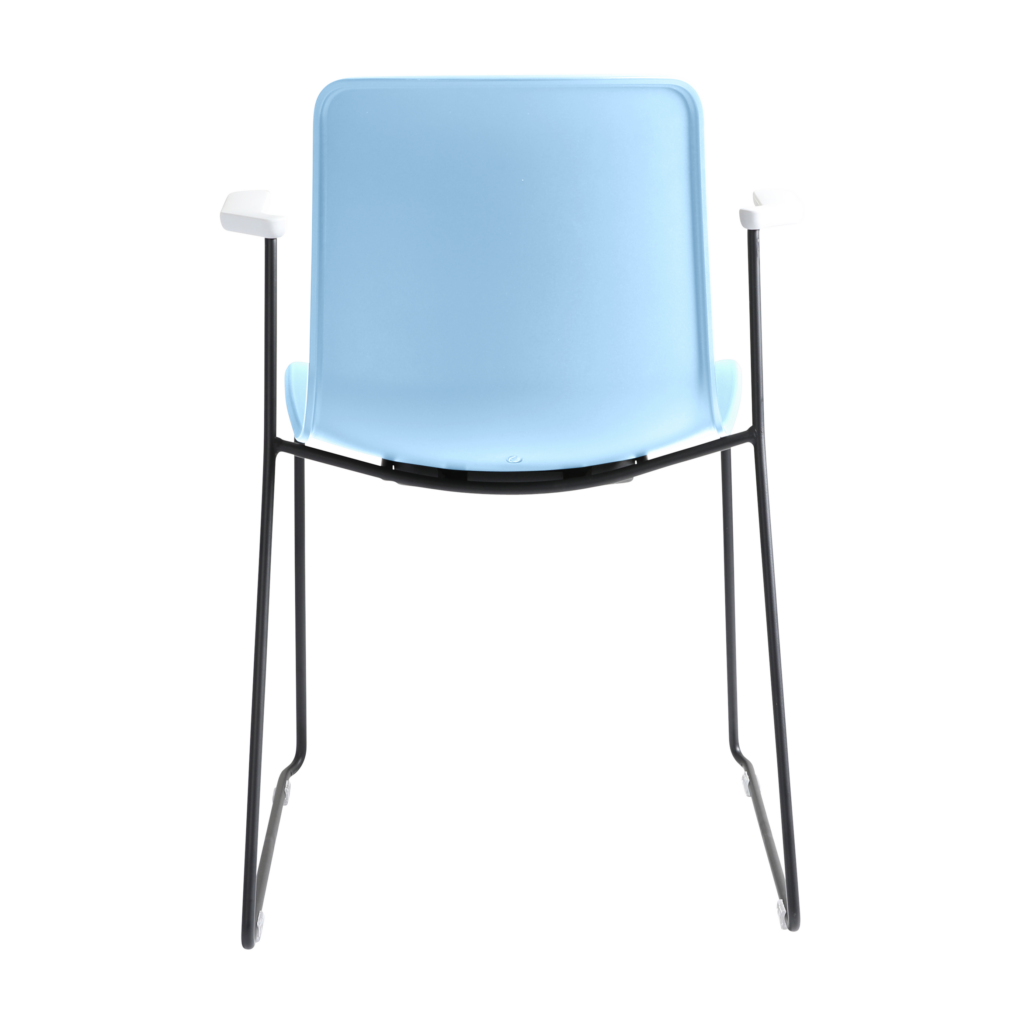 Acti Armchair (Pale Blue / Sled Base Arms) image