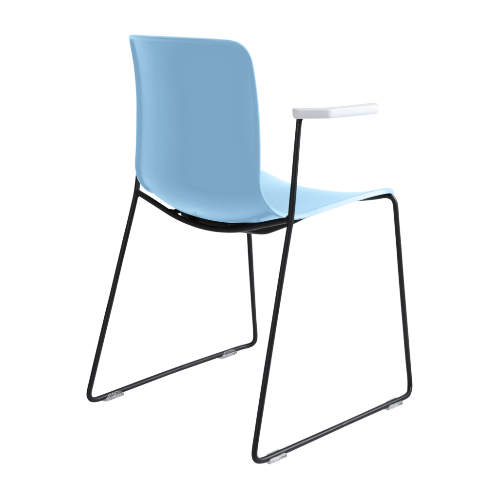 Acti Armchair (Pale Blue / Sled Base Arms) image