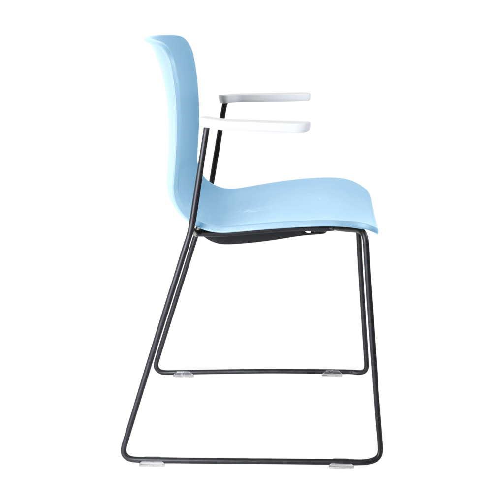 Acti Armchair (Pale Blue / Sled Base Arms) image