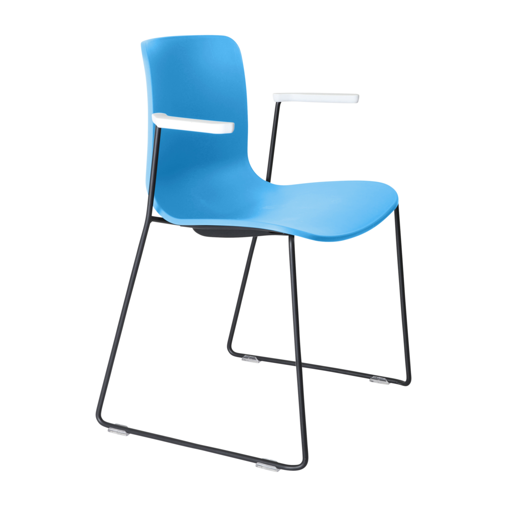 Acti Armchair (Ocean Blue / Sled Base Arms) image