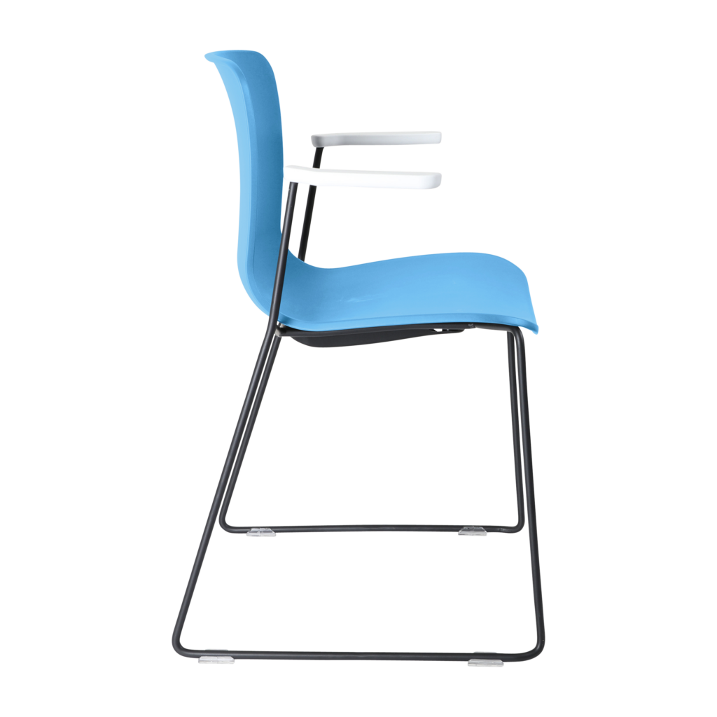 Acti Armchair (Ocean Blue / Sled Base Arms) image