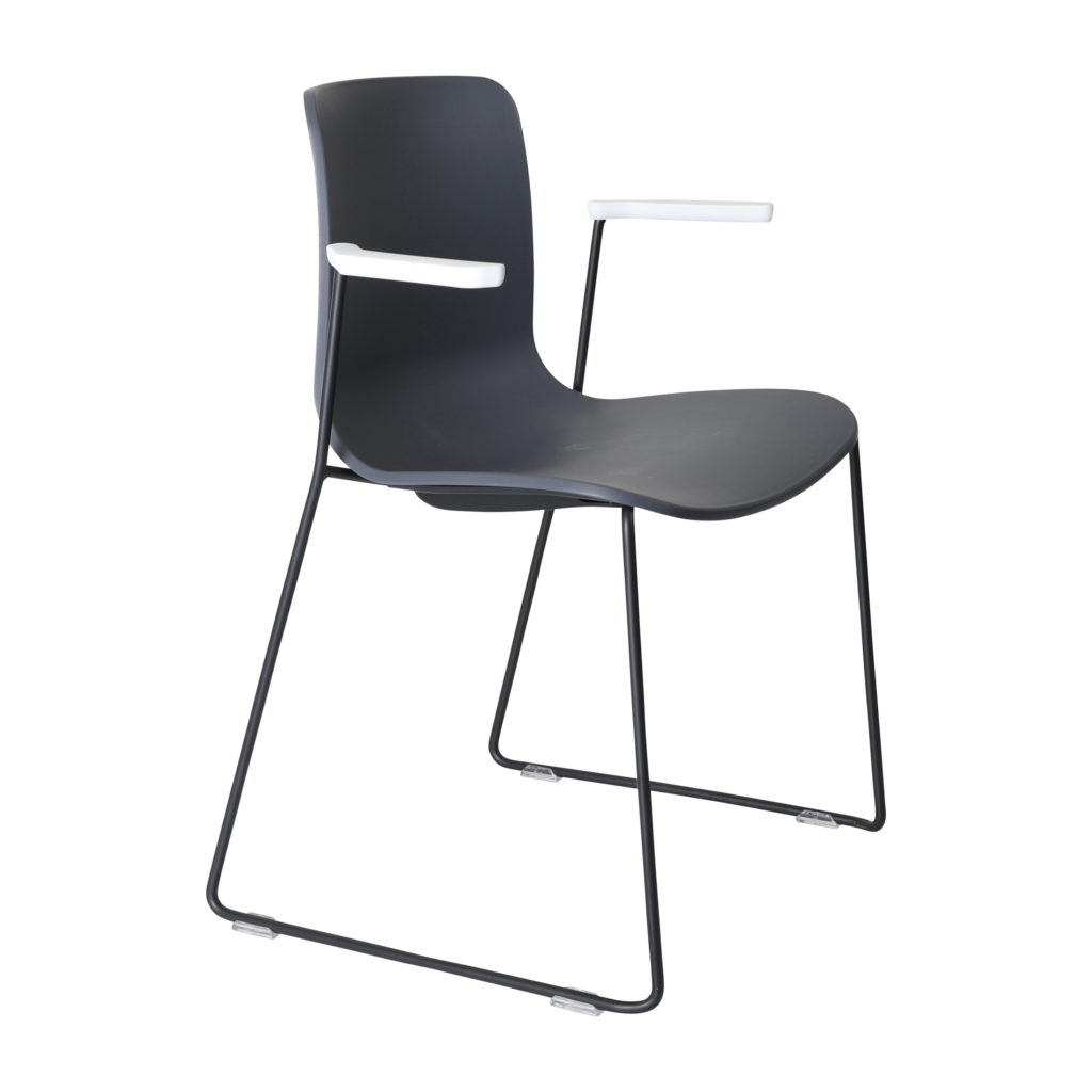 Acti Armchair (Charcoal / Sled Base Arms) image
