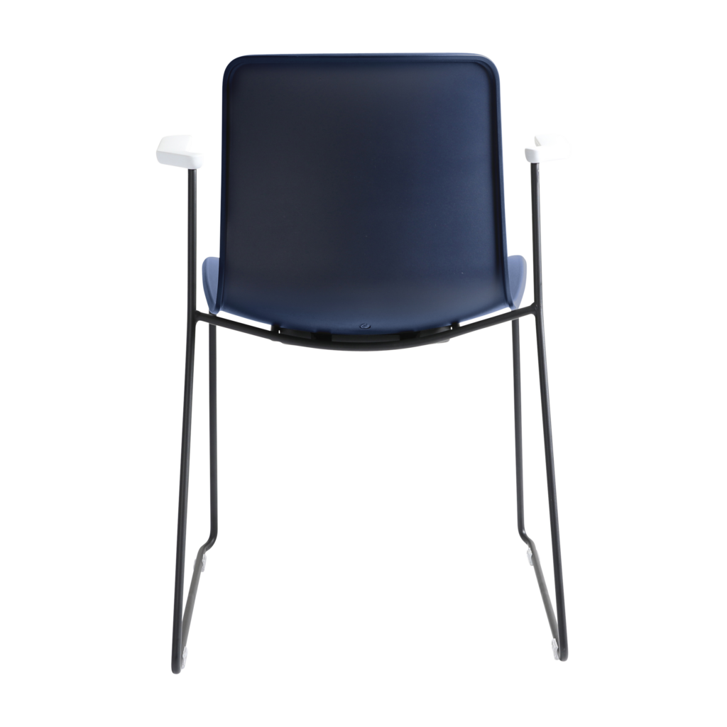 Acti Armchair (Navy Blue / Sled Base Arms) image