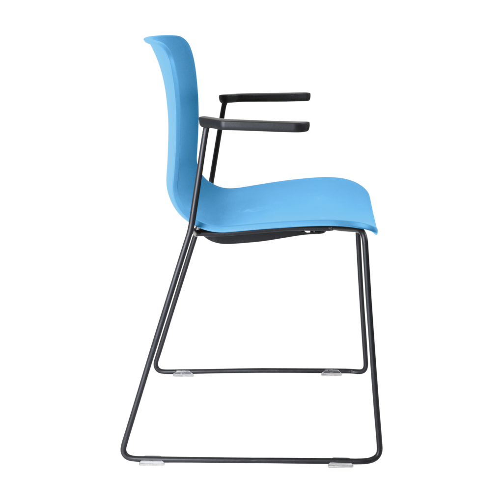 Acti Armchair (Ocean Blue / Sled Base Arms) image